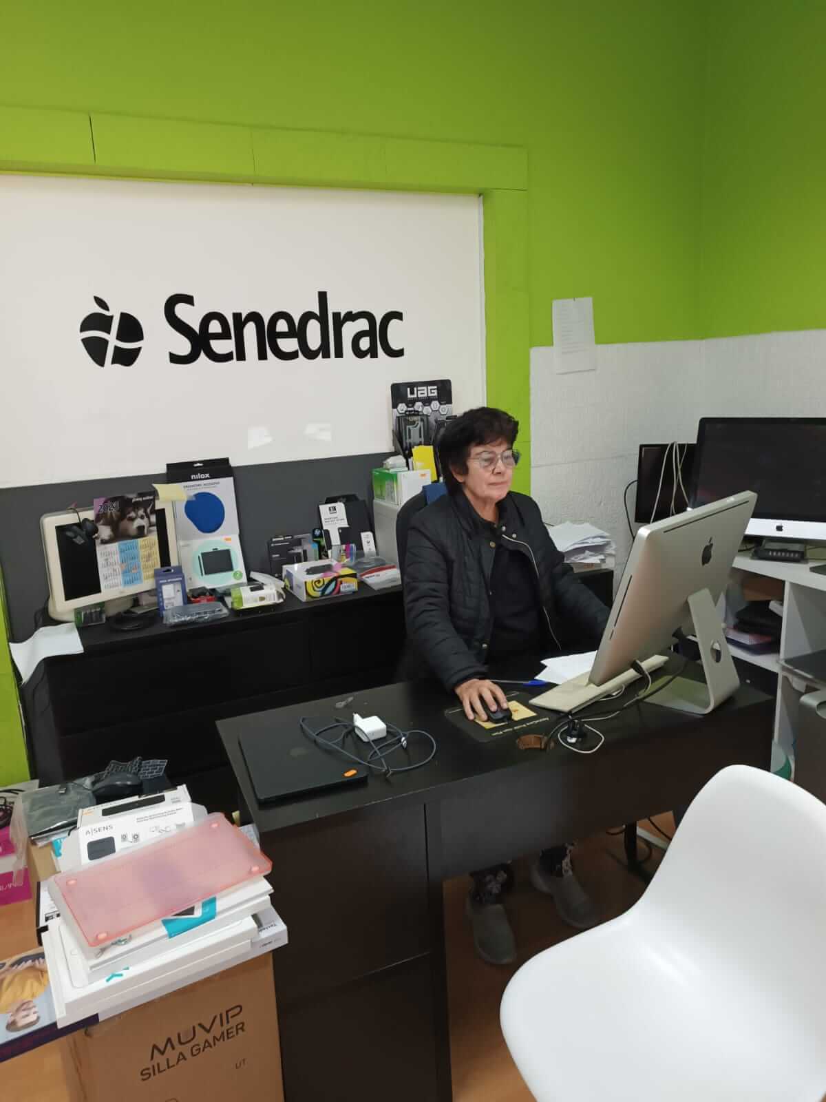 SENEDRAC, interior del local y mostrador